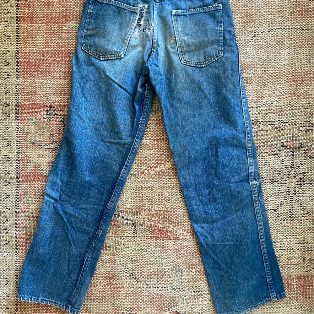 Vintage patchwork jeans - Picture 2 of 3